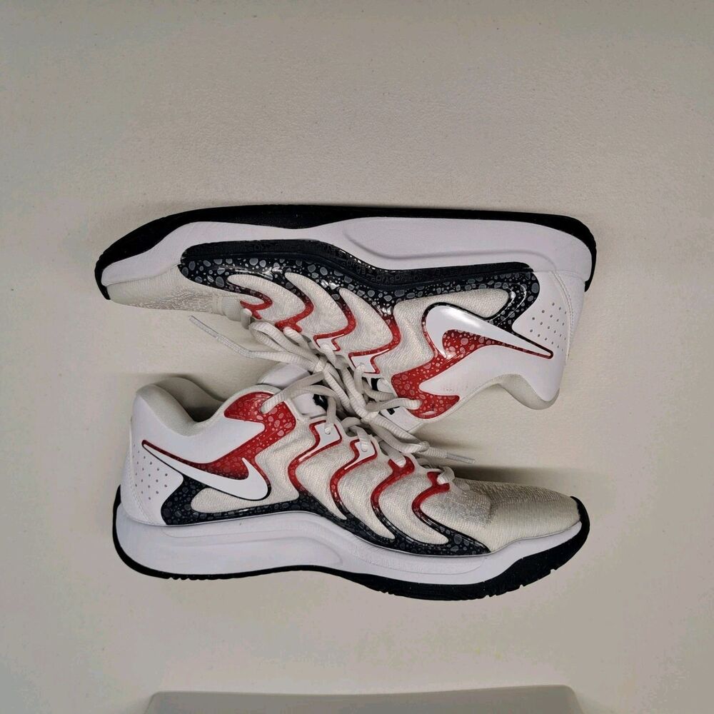 Nike KD17 USA Basketball White University Red Shoes Men’s 7.5 - Picture 2 of 7